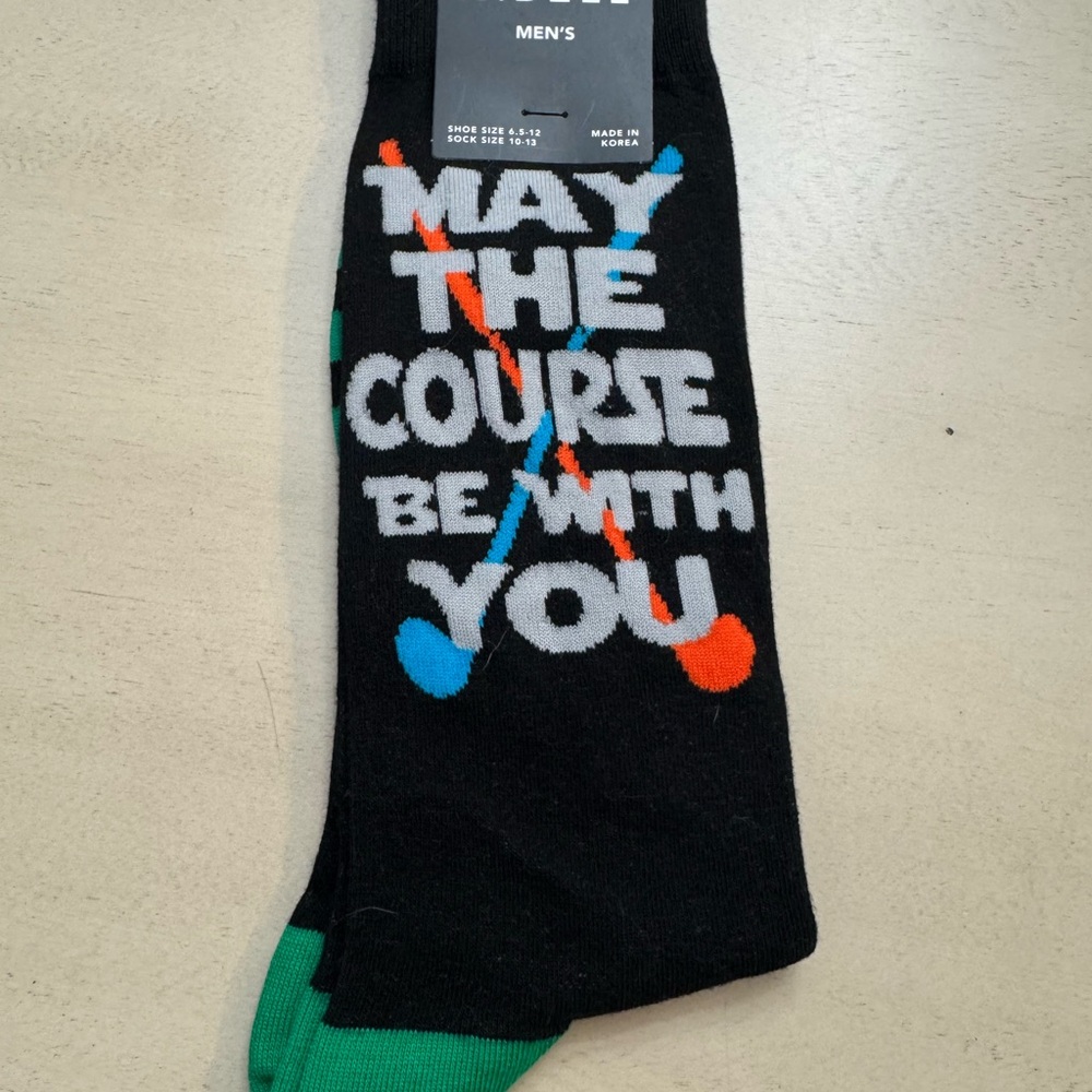 NWT K. Bell Stars Wars Golf-Themed Socks 🧦